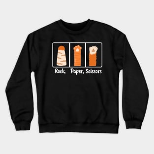 Rock Paper Scissors Cat Paw Crewneck Sweatshirt